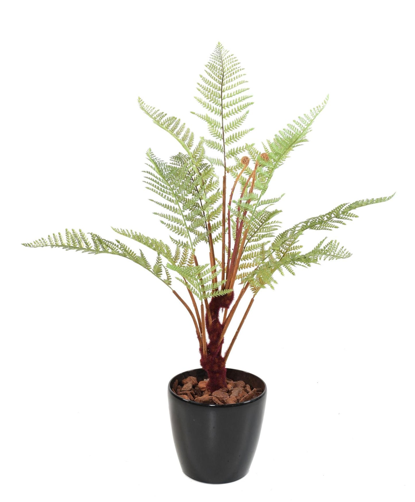 Plante artificielle Fougère Dicksonia en pot 13 feuilles - intérieur - H.115cm vert