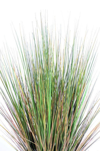 Plante artificielle Herbe Onion Grass GF - décoration d'intérieur - H.90cm vert jaune