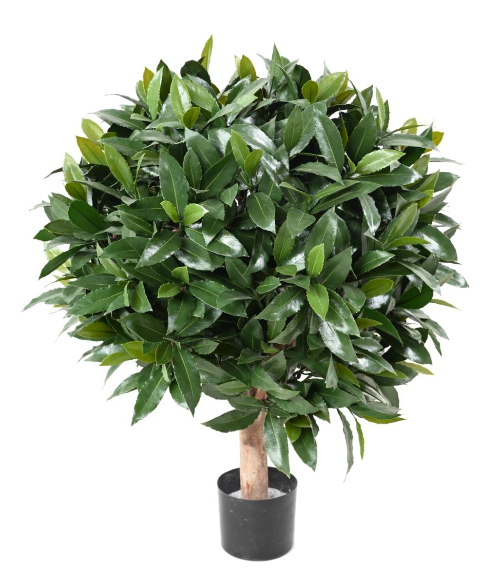 Plante artificielle Laurier boule Nobilis - feuillage UV résistant - H.70cm