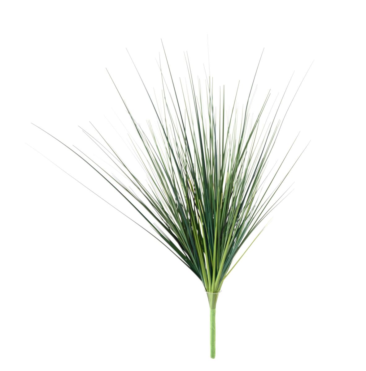 Plante artificielle Onion Grass en piquet large - plante pour intérieur - H.60cm vert