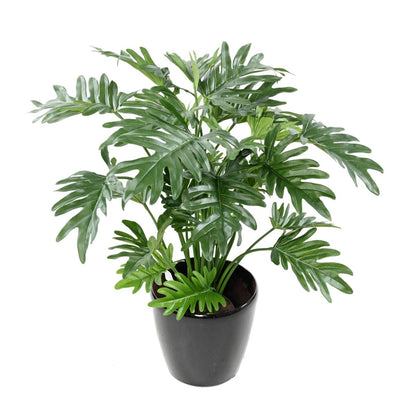 Plante artificielle Philodendron Selloum - plante d'intérieur - H.63cm vert