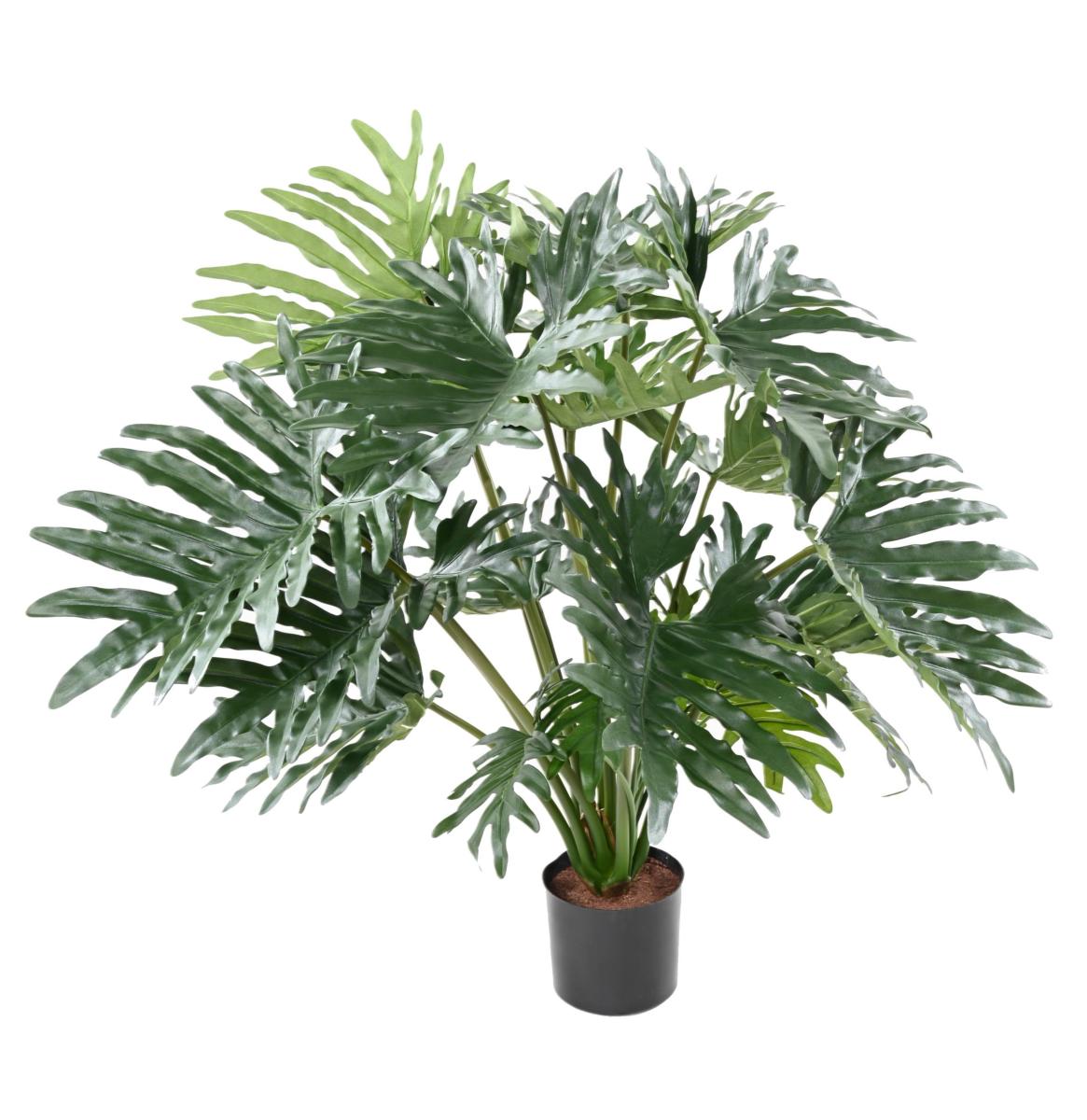 Plante artificielle Philodendron Selloum - plante d'intérieur - H.90cm vert