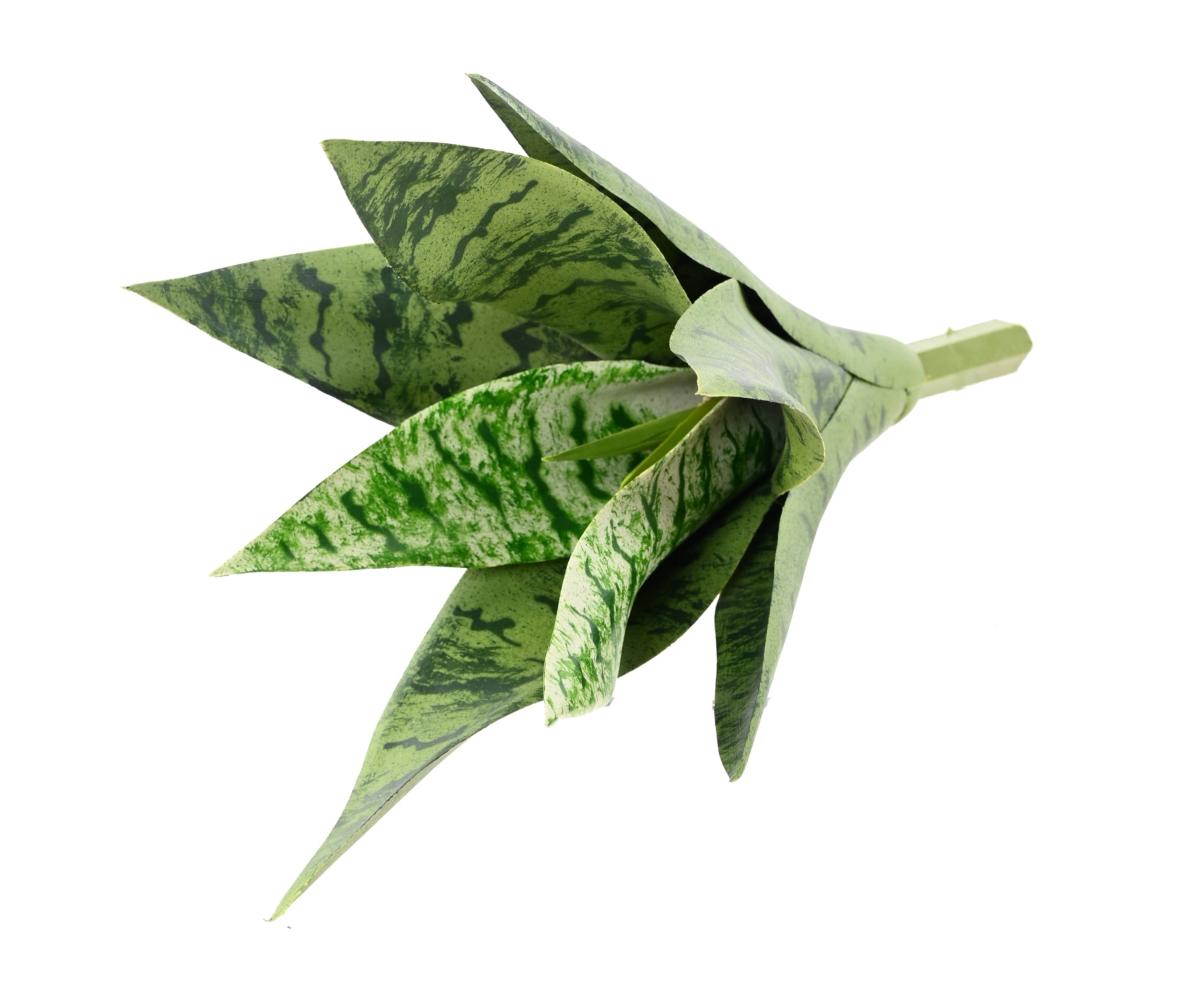 Plante artificielle Sansevieria piquet - succulente pour intérieur - H.35cm vert clair