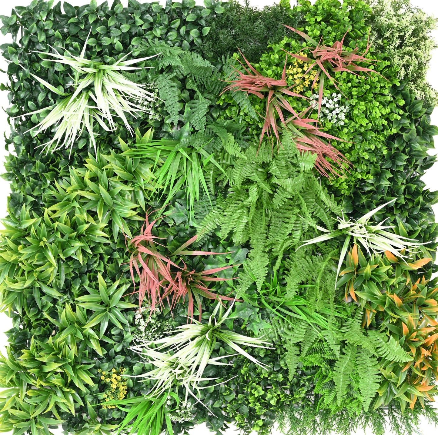 Plaque végétale artificielle i plantes UV résistant - décoration murale - 100x100cm