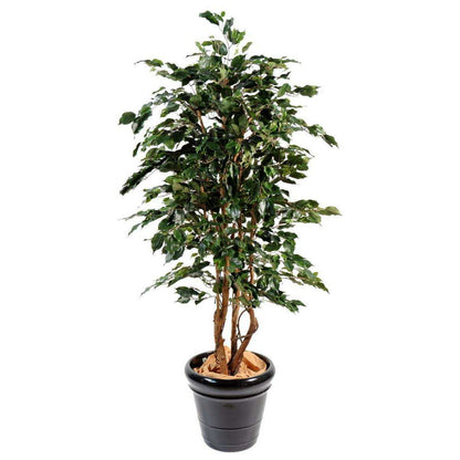 Arbre artificiel Ficus Exotica - plante d'intérieur - H.180cm vert