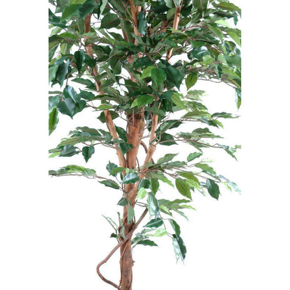 Arbre artificiel Ficus tronc simple - plante synthétique intérieur - H.120cm