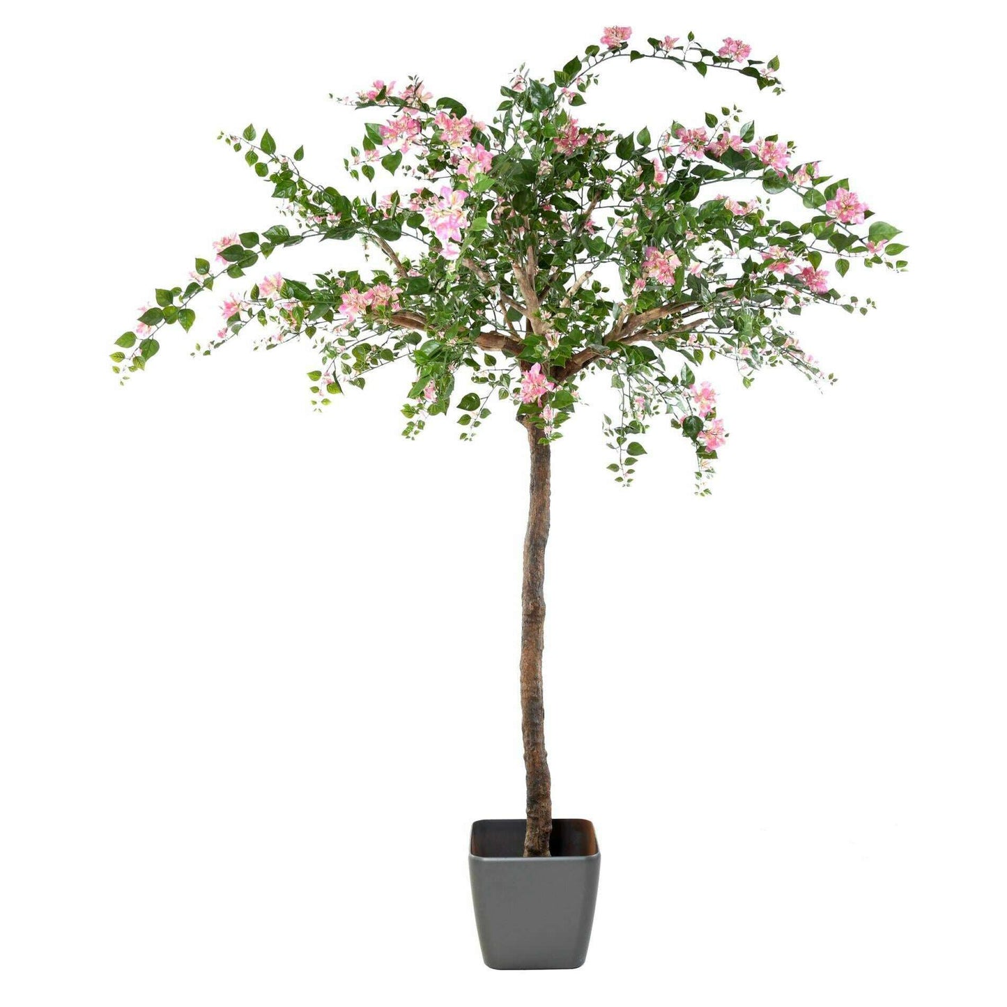 Arbre artificiel fleuri Bougainvillier Tree - plante d'intérieur - H.280cm rose