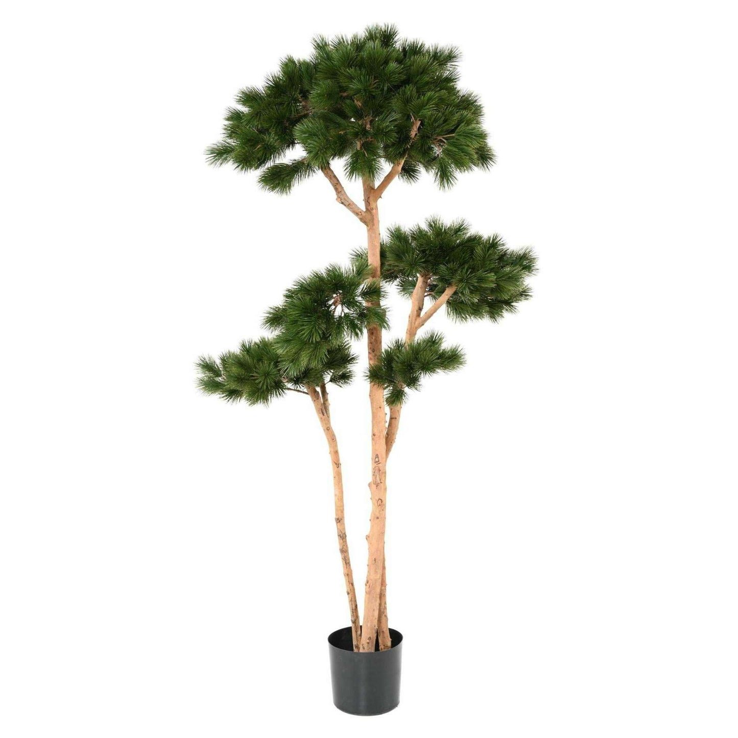 Arbre artificiel forestier Pin multiple S - arbre méditerranéen d'intérieur - H.225cm