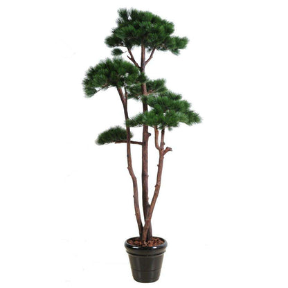 Arbre artificiel forestier Pin nuage - arbre méditerranéen pour intérieur - H.250cm