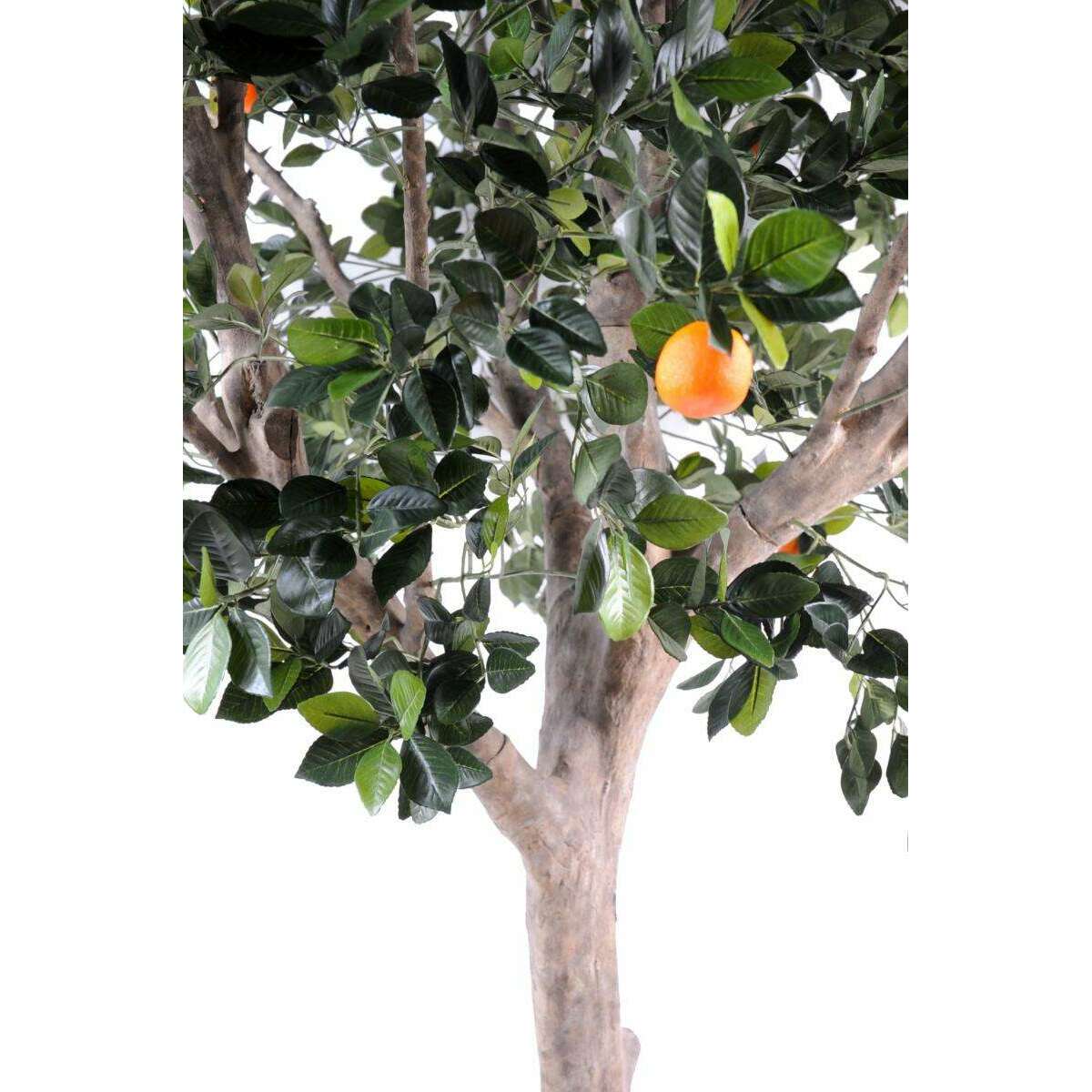 Arbre artificiel fruitier Oranger - intérieur - H.280cm vert orange