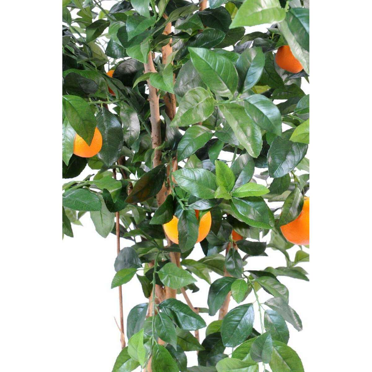 Arbre artificiel fruitier Oranger new - intérieur - H.150cm vert orange