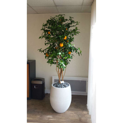 Arbre artificiel fruitier Oranger new - intérieur - H.180cm vert orange