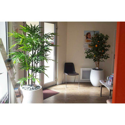 Arbre artificiel fruitier Oranger new - intérieur - H.180cm vert orange