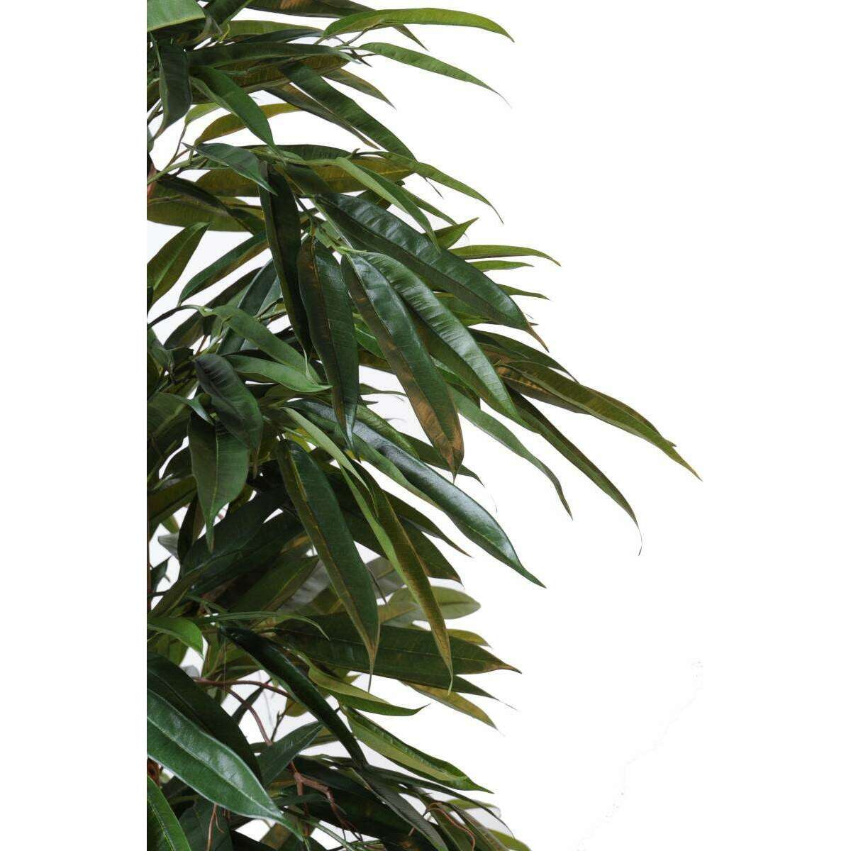 Arbre artificiel luxe Ficus alii - plante d'intérieur - H.160cm vert