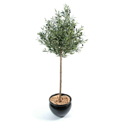 Arbre artificiel Olivier new tête - plante pour intérieur - H.130cm