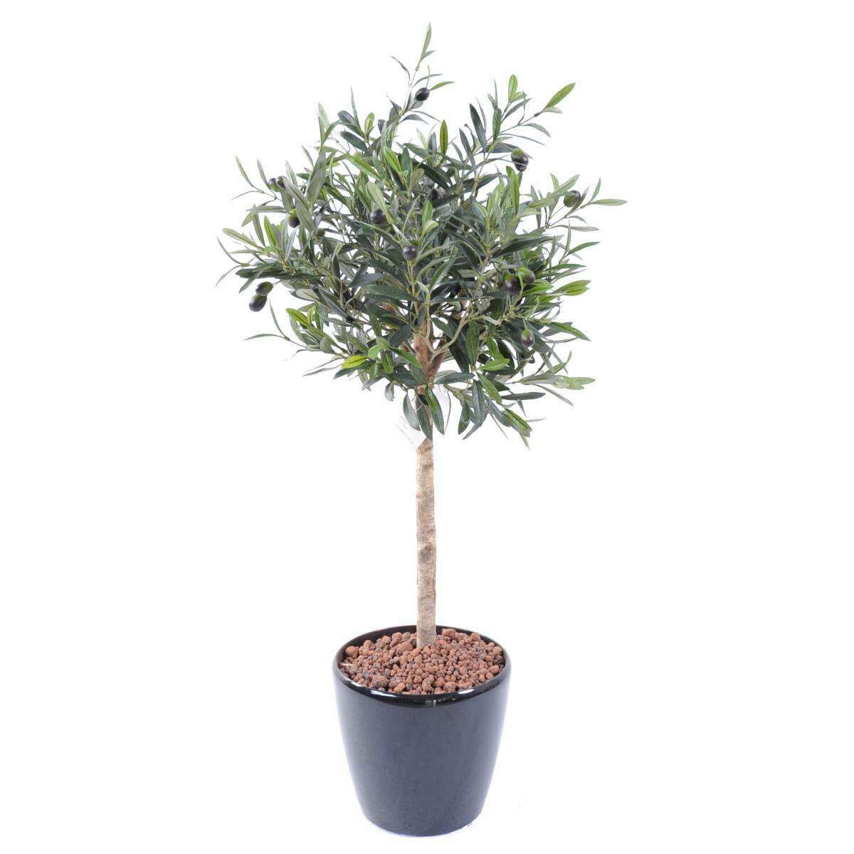 Arbre artificiel Olivier new tête - plante pour intérieur - H.90cm