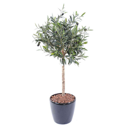 Arbre artificiel Olivier new tête - plante pour intérieur - H.90cm