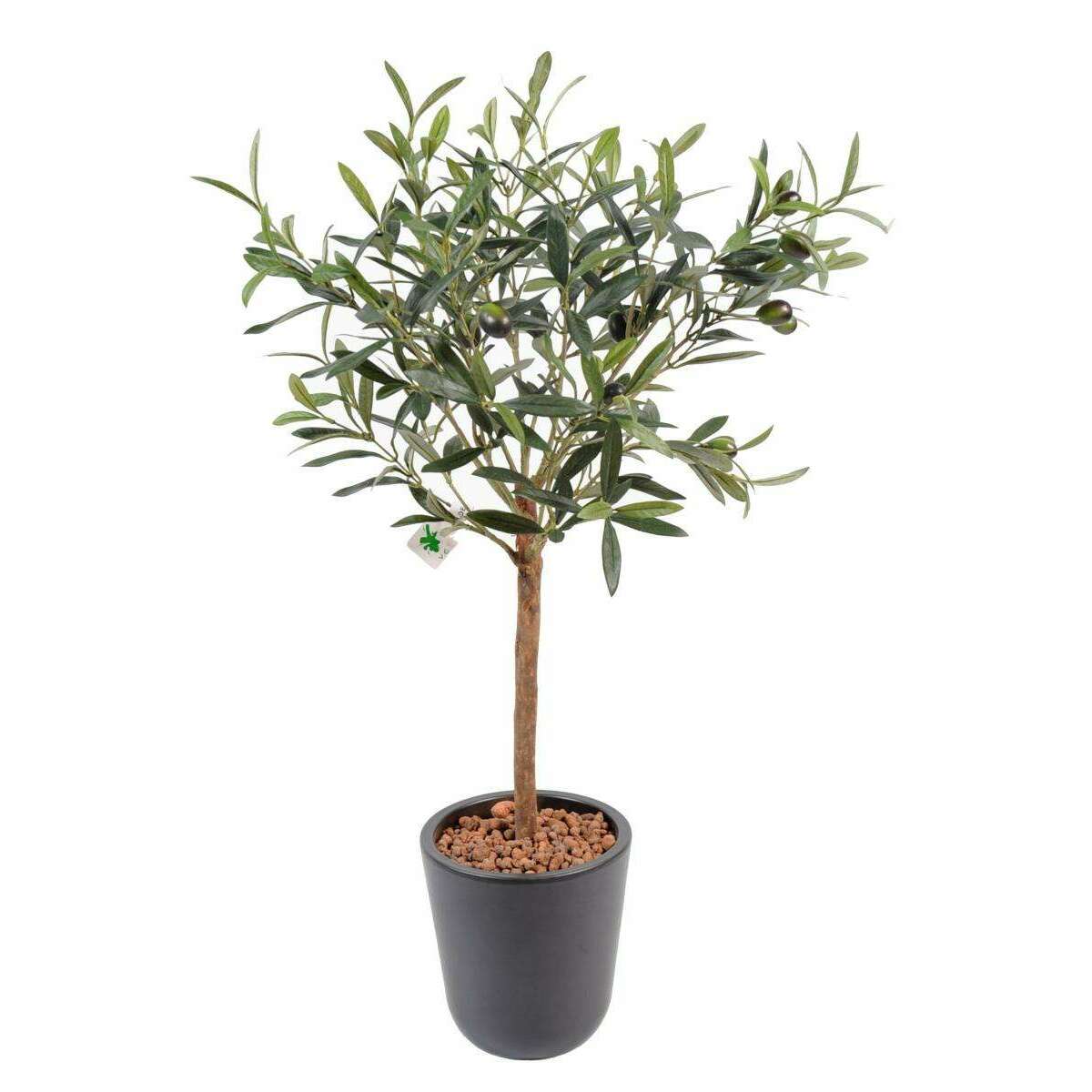 Arbre artificiel Olivier plante en pot - décoration pour intérieur - H.60 cm