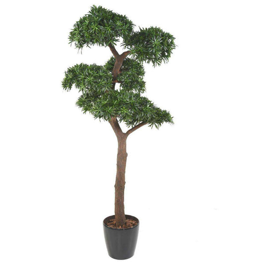 Arbre artificiel Podocarpus Bonsaï UV - intérieur extérieur - H.210cm