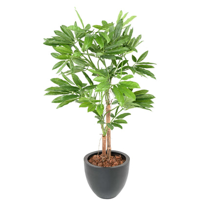 Arbre artificiel tropical Philodendron Goeldii - plante d'intérieur - H.150cm