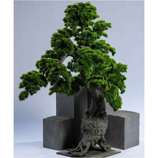 Arbre japonais artificiel Pin nuage anti-UV - intérieur extérieur - H.200cm