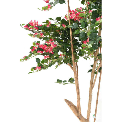 Arbre semi-naturel fleuri Bougainvillier Root - plante d'intérieur - H.160cm fuchsia