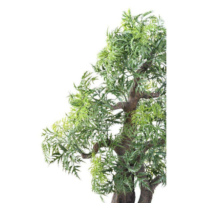 Bonsaï Aralia arbre miniature en coupe - plante synthétique intérieur - H.80cm