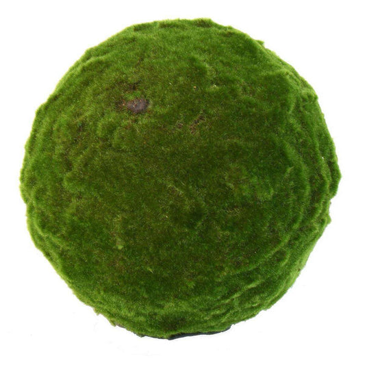 Boule de mousse artificielle - décoration d'intérieur - H.38 cm vert