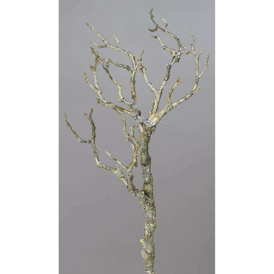 Branche artificielle bois avec mousse et lichen - décoration d'intérieur - H.40cm