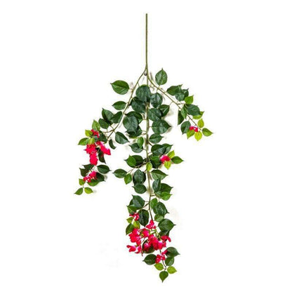 Branche artificielle de bougainvillier New spray - décoration d'intérieur - H.80cm fuchsia