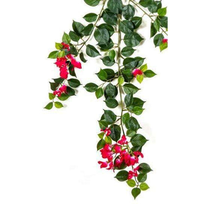 Branche artificielle de bougainvillier New spray - décoration d'intérieur - H.80cm fuchsia