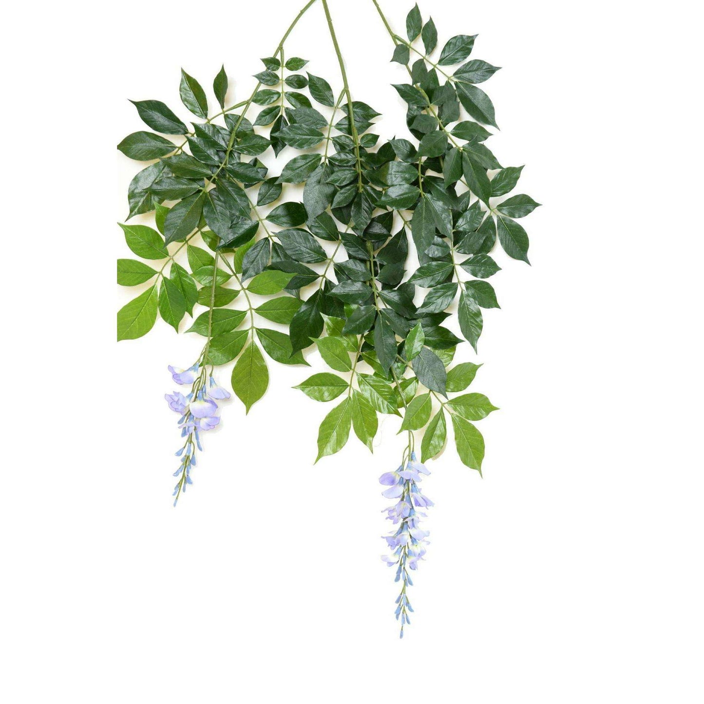 Branche artificielle Glycine - feuillage pour intérieur - H.100cm lavande