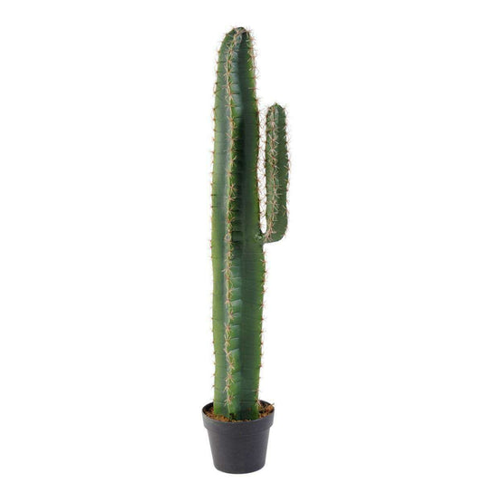 Cactus artificiel Cereus - Plante artificielle pour intérieur - H.110cm vert