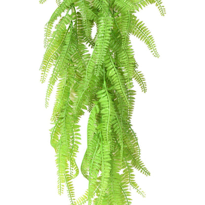 Chute artificielle Fougère fine en piquet - plante d'intérieur - H.85cm vert