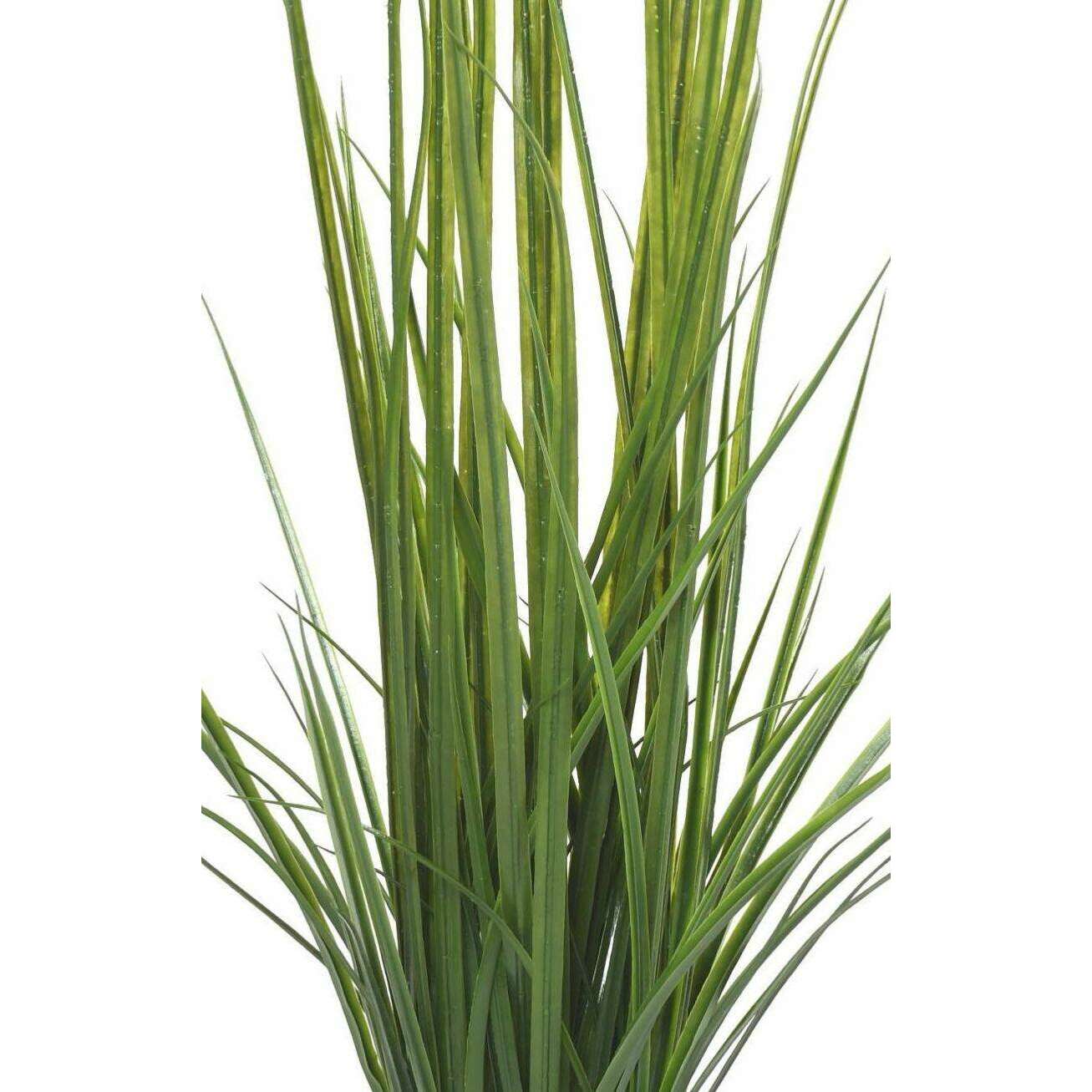 Citronnelle artificielle Lemon Grass en pot - plante pour extérieur - H.120cm vert