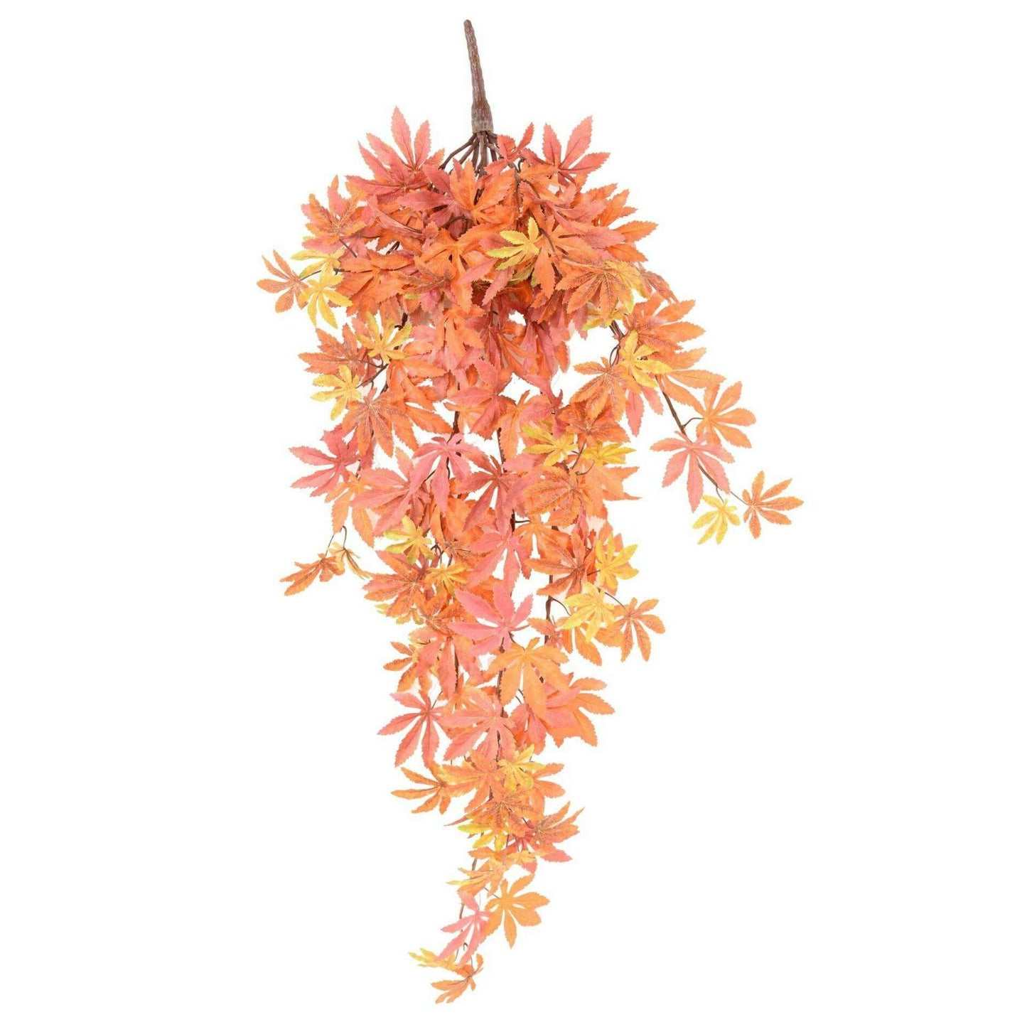 Feuillage artificiel Chute d'Aralia - couleur automne - H.96cm orange