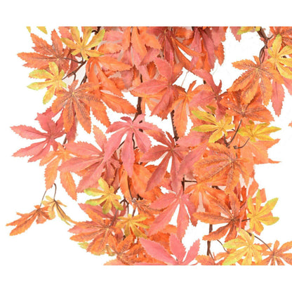 Feuillage artificiel Chute d'Aralia - couleur automne - H.96cm orange