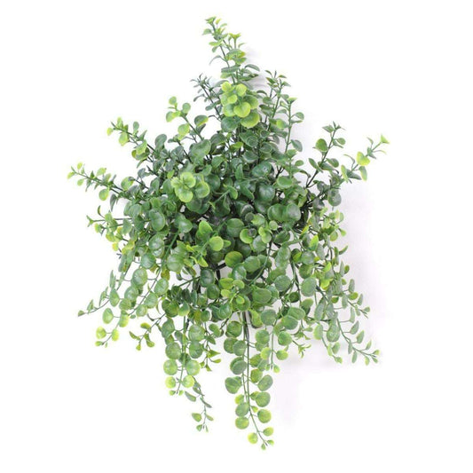 Feuillage artificiel chute de Peperomia - intérieur extérieur - H.40cm vert