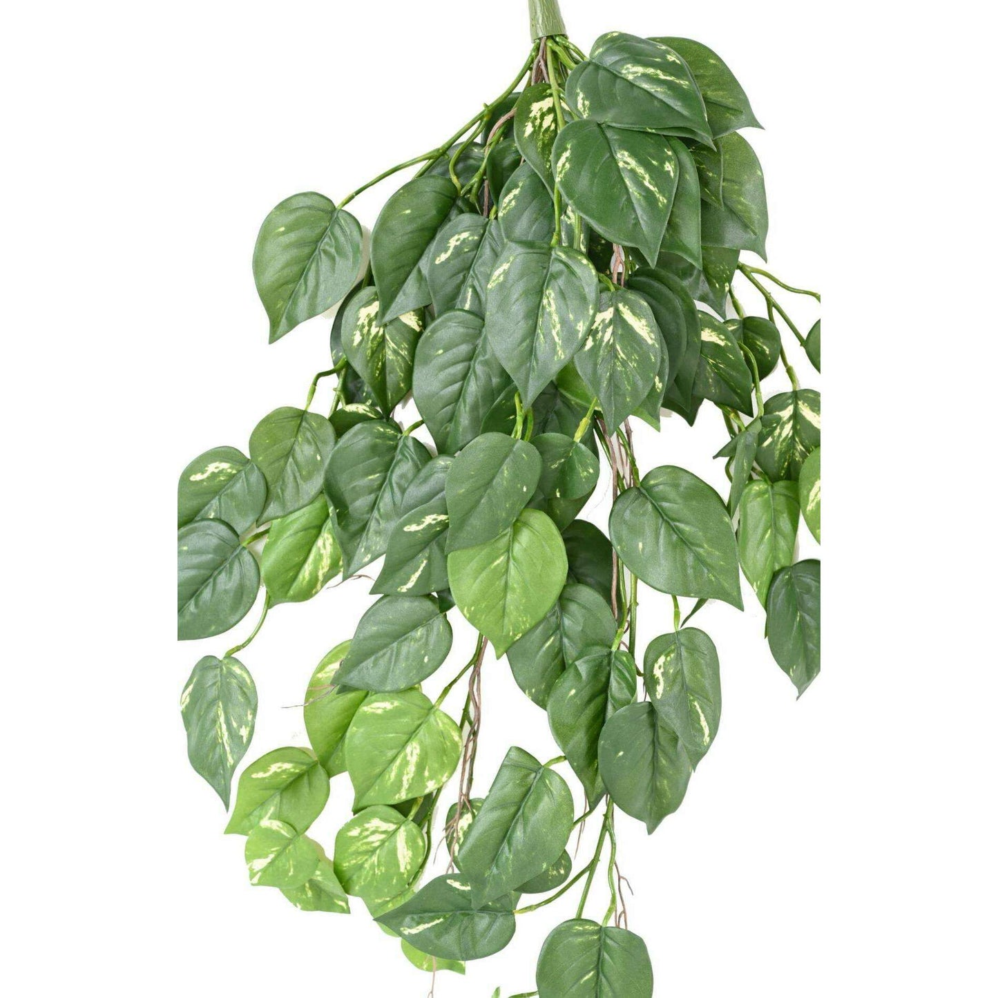 Feuillage artificiel chute de Pothos en piquet - Tergal UV extérieur - H.95cm vert