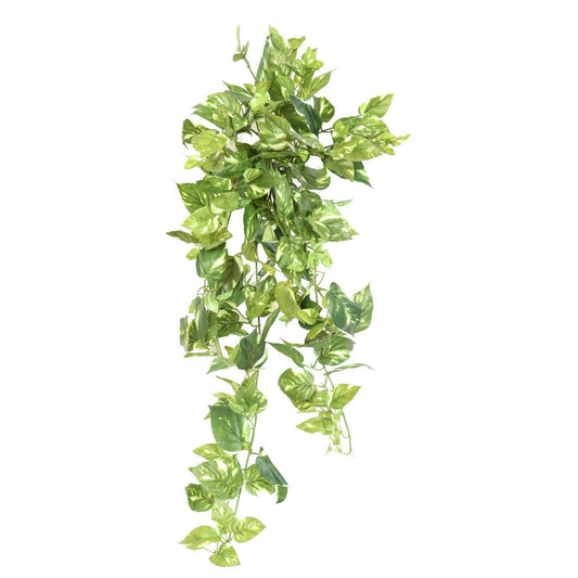 Feuillage artificiel chute de Pothos mini en piquet - plante d'intérieur - H.80cm panaché