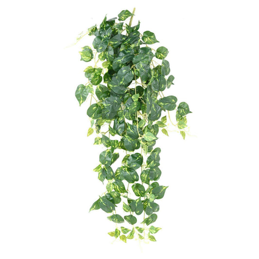 Feuillage artificiel chute de Pothos ML en piquet - matière 100% recyclable - H.120cm panaché