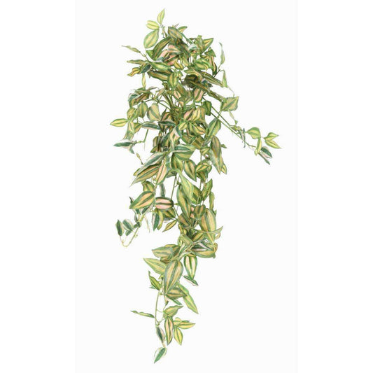 Feuillage artificiel chute de Tradescantia - plante d'intérieur - H.80cm vert