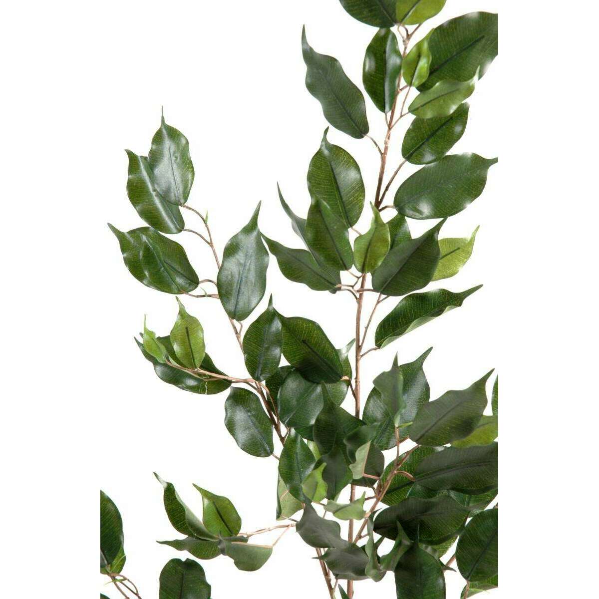 Feuillage artificiel Ficus exotica - composition florale - H.108cm vert