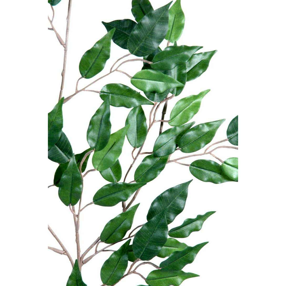 Feuillage artificiel Ficus mini spray - composition florale - H.65cm vert