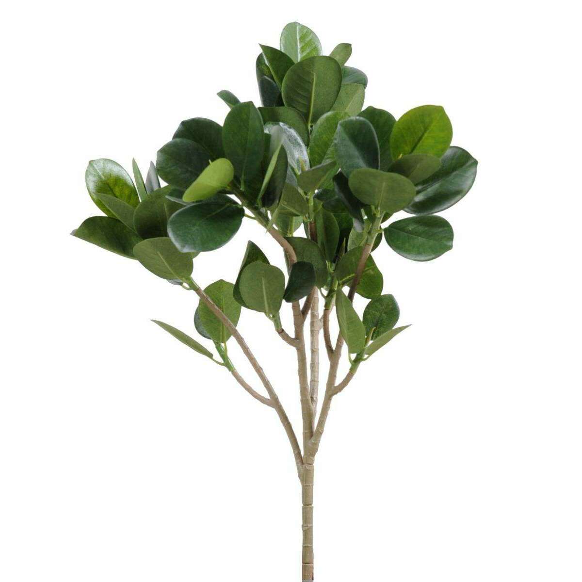 Feuillage artificiel Ficus panda - création composition florale - H.40 cm vert