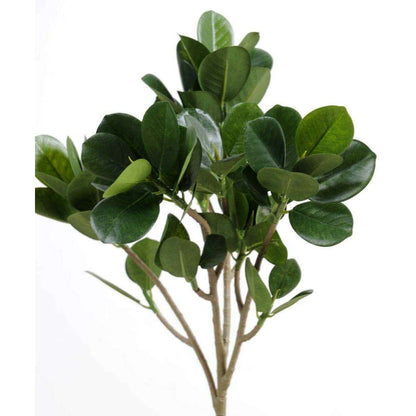 Feuillage artificiel Ficus panda - création composition florale - H.40 cm vert