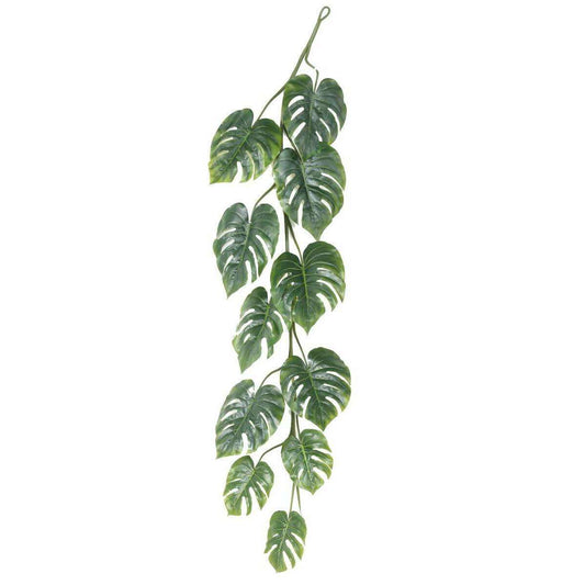 Feuillage artificiel guirlande de Philo large - plante pour intérieur - H.190cm vert