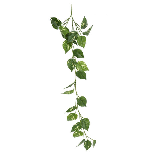 Feuillage artificiel Guirlande de Pothos - Tergal UV extérieur - H.110cm vert