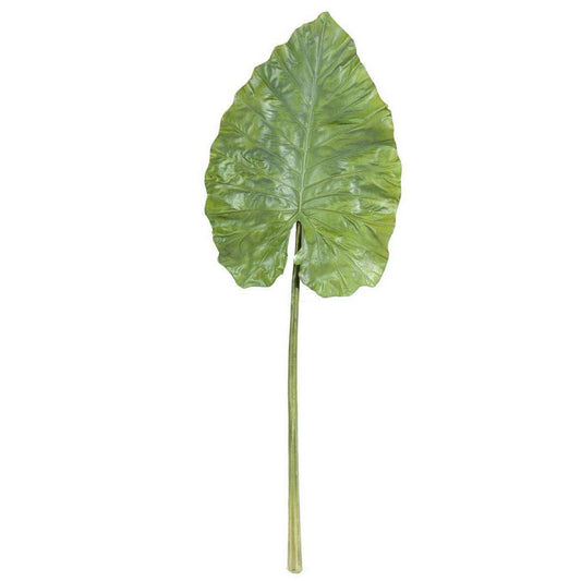 Feuille artificielle Alocasia géante - décoration d'intérieur - H.160cm vert