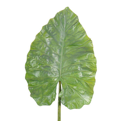 Feuille artificielle Alocasia géante - décoration d'intérieur - H.160cm vert